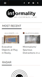 Mobile Screenshot of informalityblog.com